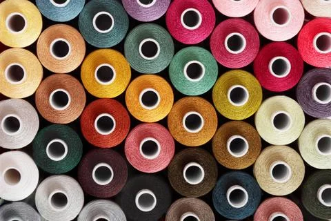Sewing threads Stock Photos