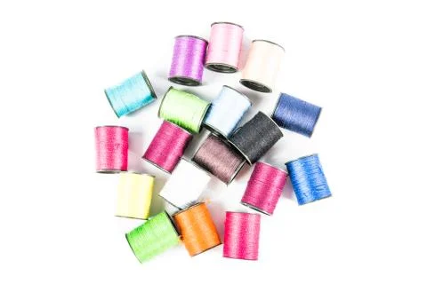 Sewing threads Stock Photos