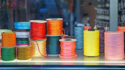 Sewing threads Stock Photos