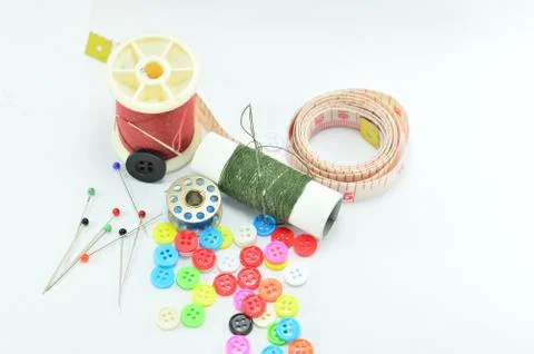 Sewing tools Stock Photos