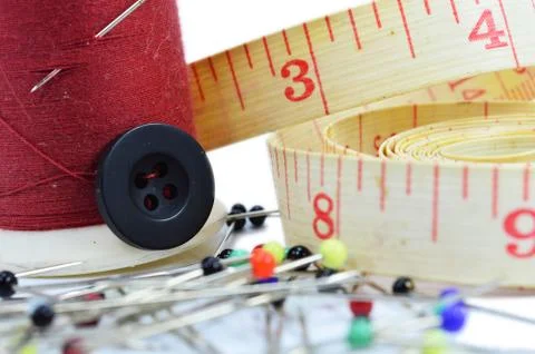 Sewing tools Stock Photos