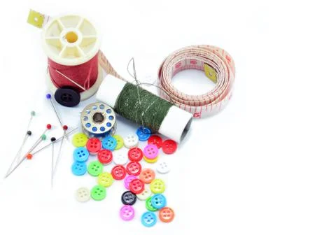 Sewing tools Stock Photos