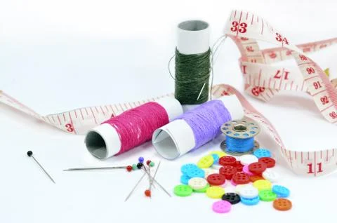 Sewing tools Stock Photos