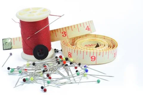 Sewing tools Stock Photos
