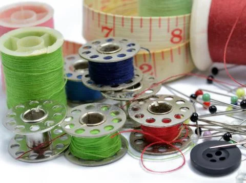 Sewing tools Stock Photos