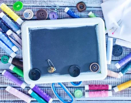 Sewing tools Stock Photos