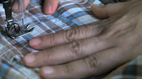 Sewing is working Stock Footage 47953800