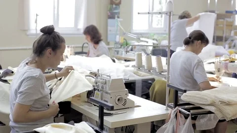 Sewing workshop Stock Footage 73148846