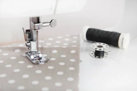 Sewing yarn Stock Photos