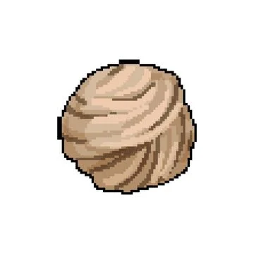 Sewing yarn wool pixel art vector illustration イラスト素材