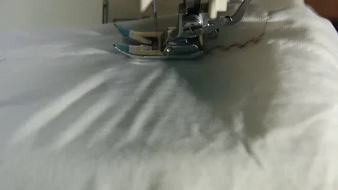 Sewing a zigzag from left to right Stock Footage 111506232