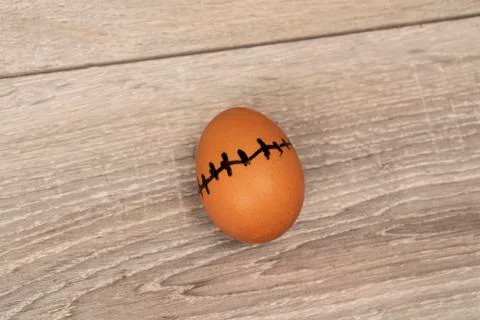 Sewn egg Stock Photos
