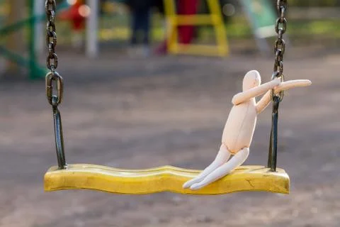 A sewn faceless doll. Stock Photos