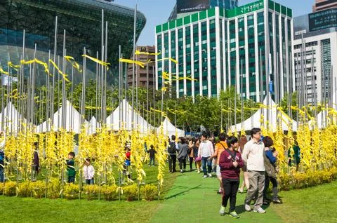 Sewol memorial 写真素材
