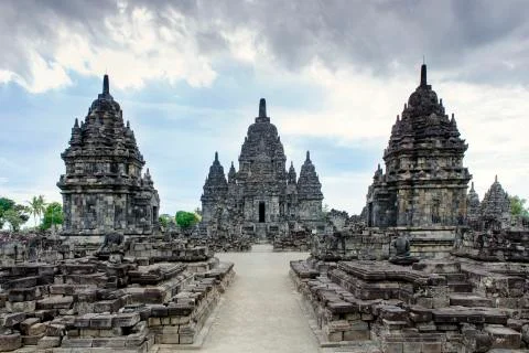 Sewu Temple near Prambanan, Java, Indonesia, Southeast Asia, Asia Foto stock