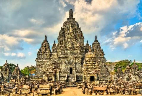 Sewu Temple at Prambanan in Central Java, Indonesia Stock-Fotos