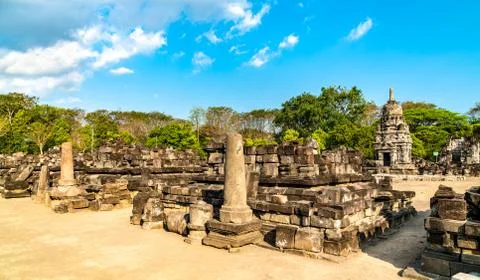 Sewu Temple at Prambanan in Central Java, Indonesia Stock Photos