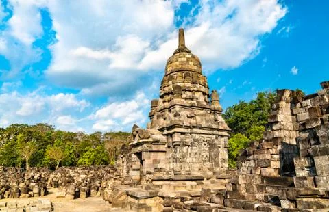 Sewu Temple at Prambanan in Central Java, Indonesia Fotos Stock