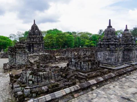 Sewu Temple, Prambanan, Java, Indonesia Stock Photos