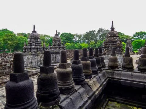 Sewu Temple, Prambanan, Java, Indonesia Stock Photos