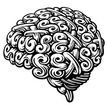 Sex Brain Stock Illustration