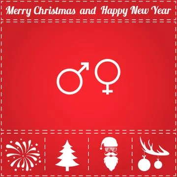 Sex Icon Vector Illustrazione stock