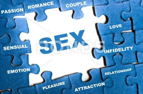 Sex puzzle Stock Illustration
