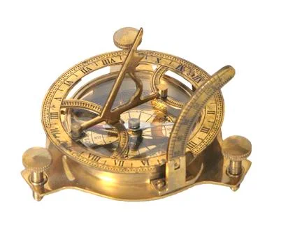 Sextant with compass Stock Photos