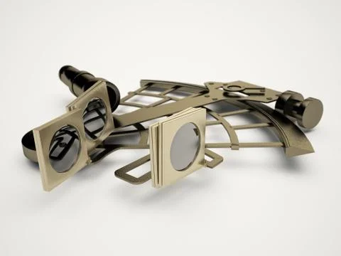 Sextant Stock Illustration
