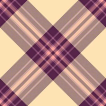 Sexual check textile texture, gingham pattern seamless vector. Folk plaid f.. Stock Illustration