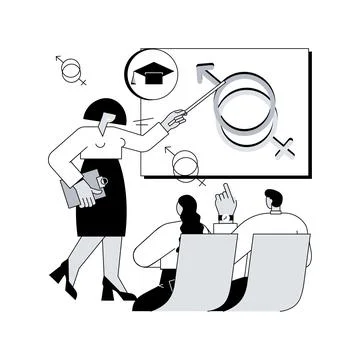 Sexual education abstract concept vector illustration. Stock Illustration