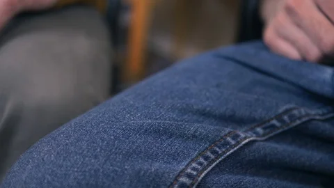 Sexual Harassment Between a Man and Another Man Touching Leg Homosexuality 스톡 동영상 102863533