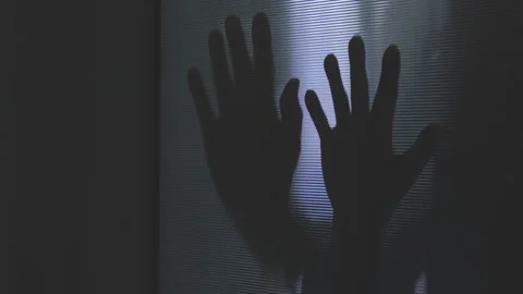 Sexual Intercourse, Passion or Aggression or Rape (Hands on the Frosted Window) Stock Footage 294100145