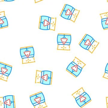 Sexually transmitted disease vector seamless pattern Stock Illustration