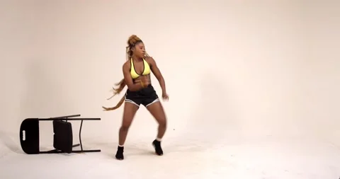Sexy Afro Beat Dancer Stock Footage 142188059
