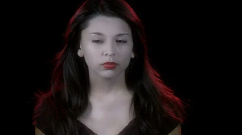 Sexy Female Vampire Stock Video Footage | Royalty Free Sexy Female