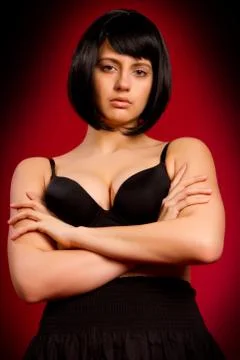 Sexy brunette Stock Photos