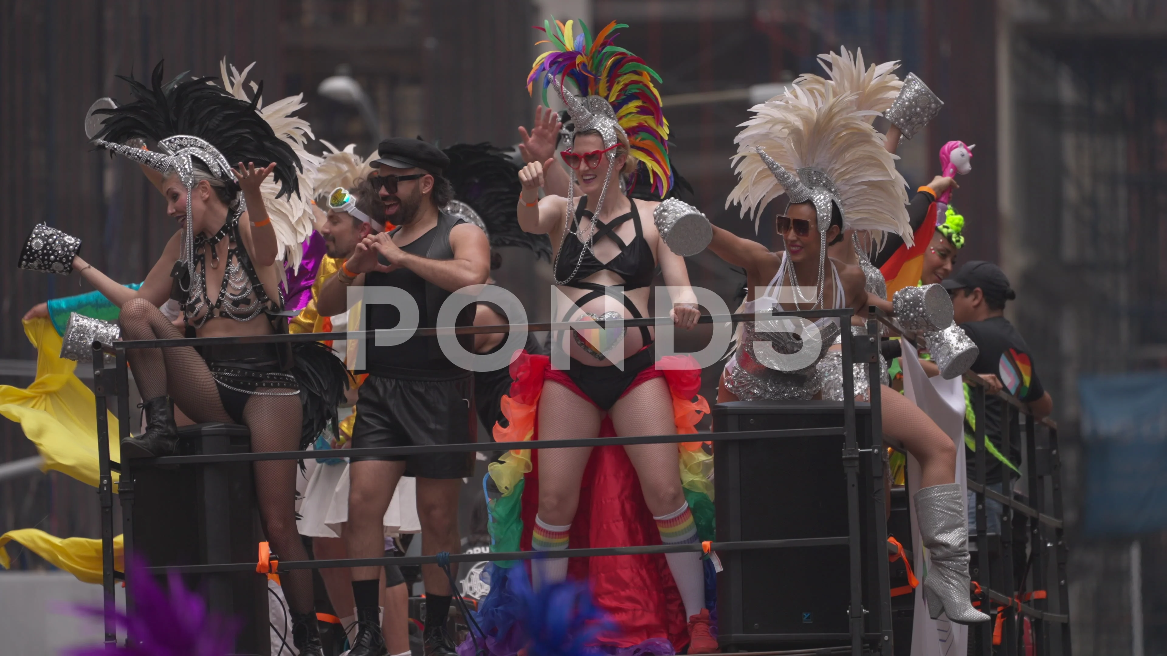 Sexy costume LGBT GLBTQ Pride gay parade New York City 2023