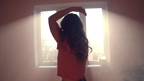 Sexy dance against sun rays Stock Footage 170193422