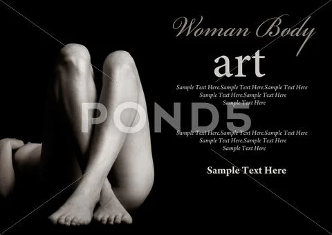 Sexy female body Stock Illustration