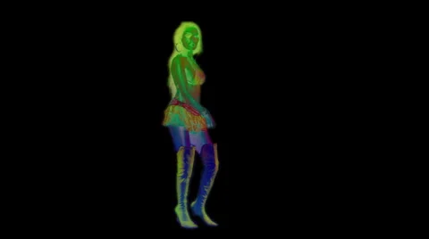 Sexy Female Dancer Stock Footage