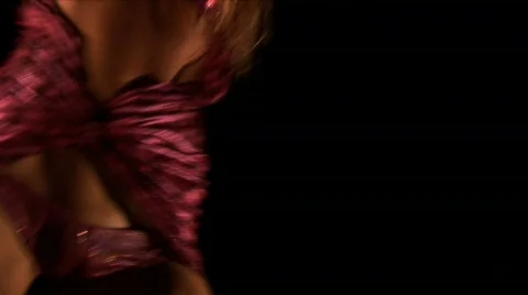 Sexy girl dance Stock Footage