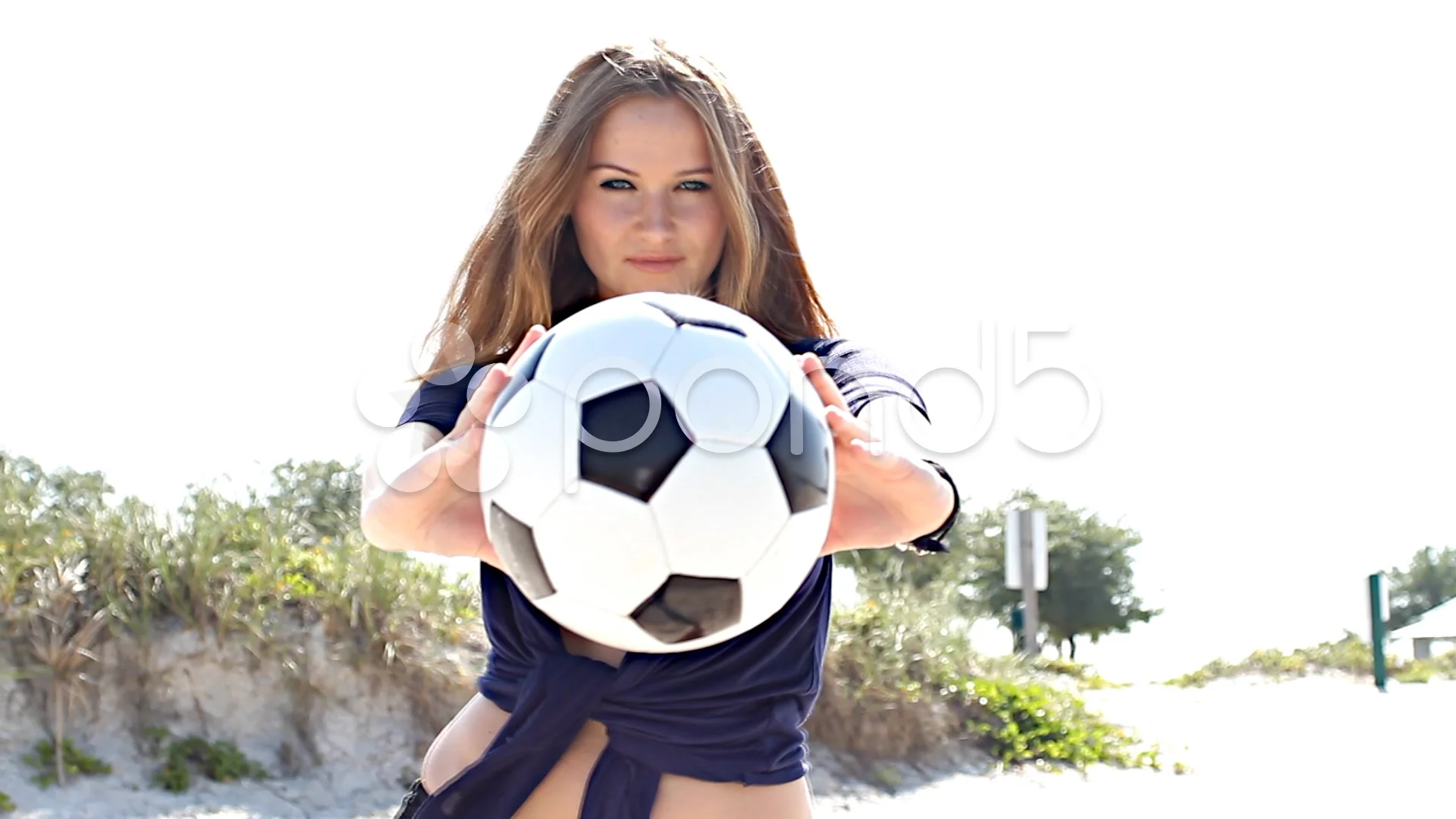 Girls sexy soccer Andrea Falcon