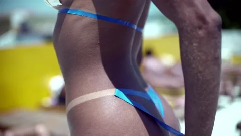 Photos: Electric-tape bikinis in Brazil