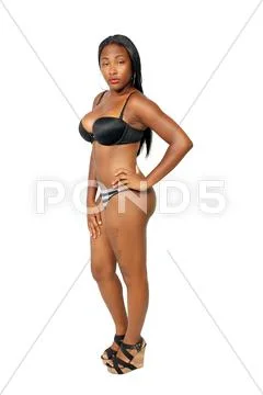 Sexy girl wearing underwear (1) Stock Photos