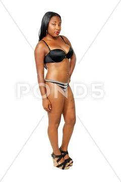 Sexy girl wearing underwear (2) Stock Photos