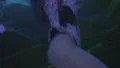 Sexy go-go dancer shaking ass in nightclub darkness HD Footage