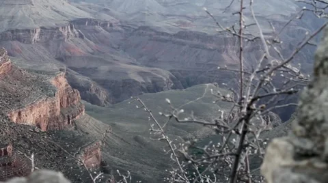 Sexy Grand Canyon Dolly shot Southern Rim - Cinematic Look Stock Footage