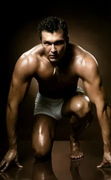 Sexy guy Foto stock