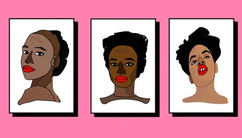 Sexy lips Stock Illustration